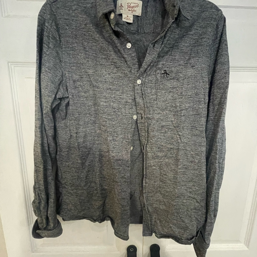 Original Penguin Men's Gray Shirt